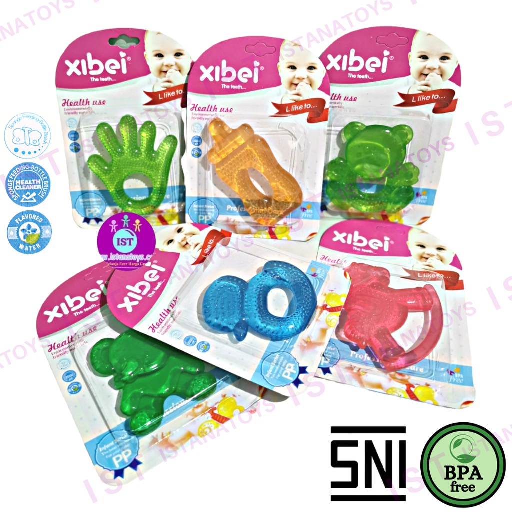 MWN Mainan Gigitan bayi Water Teether Xibei BPA FREE No.79001