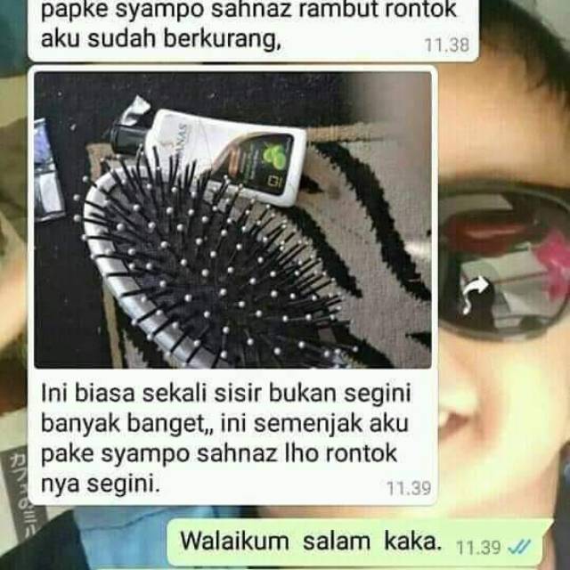 Shampoo shanas herbal nasa