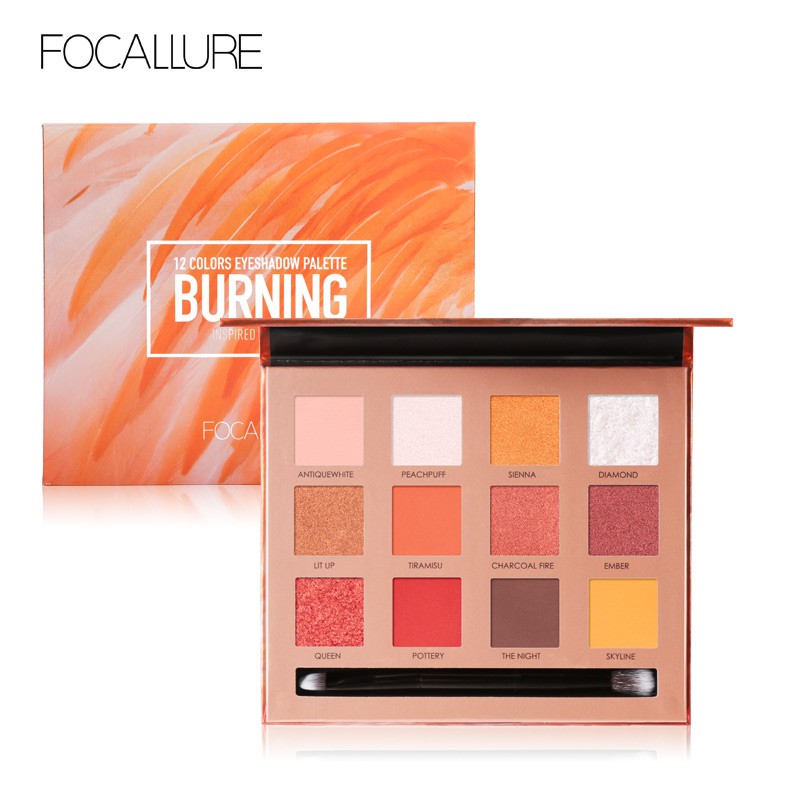 FOCALLURE 12 Colors Eyeshadow-FA50