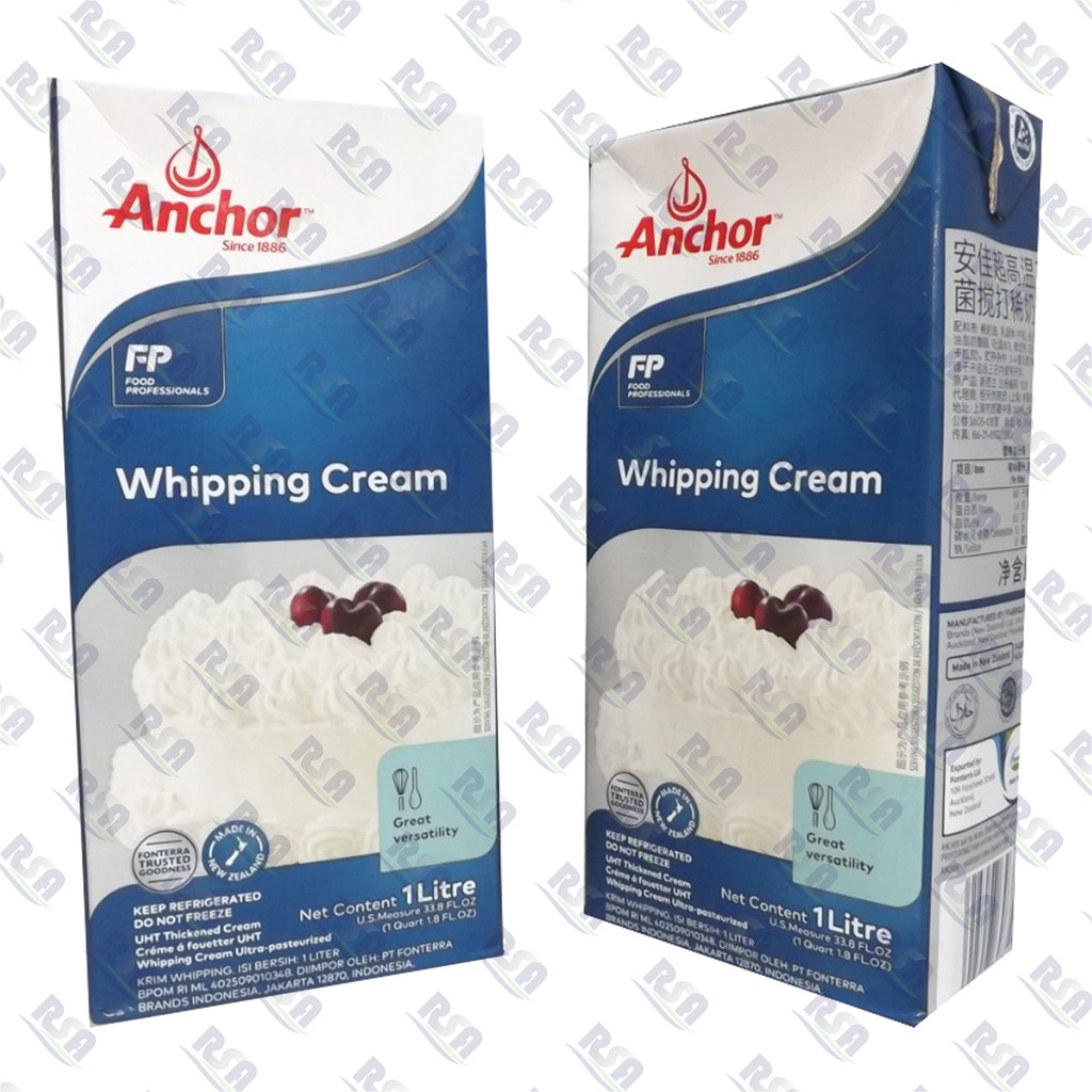 

Whipping Cream Anchor 1 Liter Import dari New Zealand