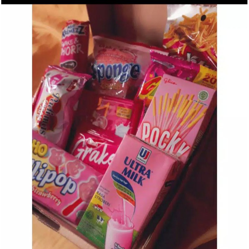

Hampers Snack Box (pink edition)