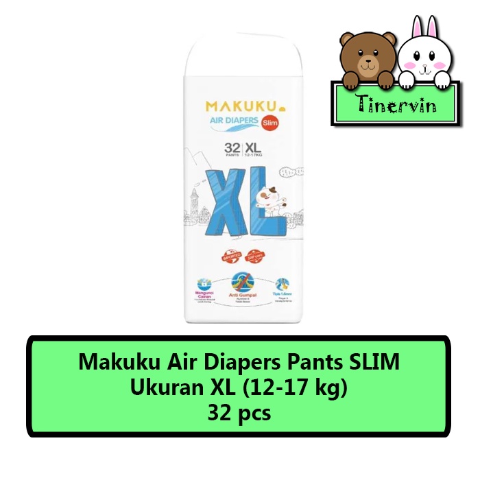 Makuku Air Diapers Pants SLIM XL32
