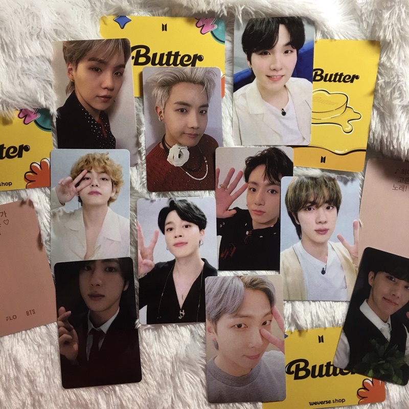 Jual BTS UNOFFICIAL PHOTOCARD BE DELUXE ESSENTIAL FLO EVENT BUTTER BUTTERFUL EVENT EVENT