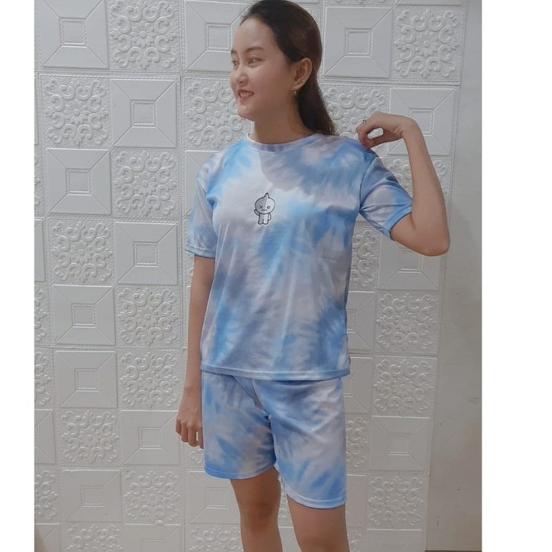 SETELAN ONE SET WANITA LESTARI TIE DYE BORDIR / DAILY SET / ONESET