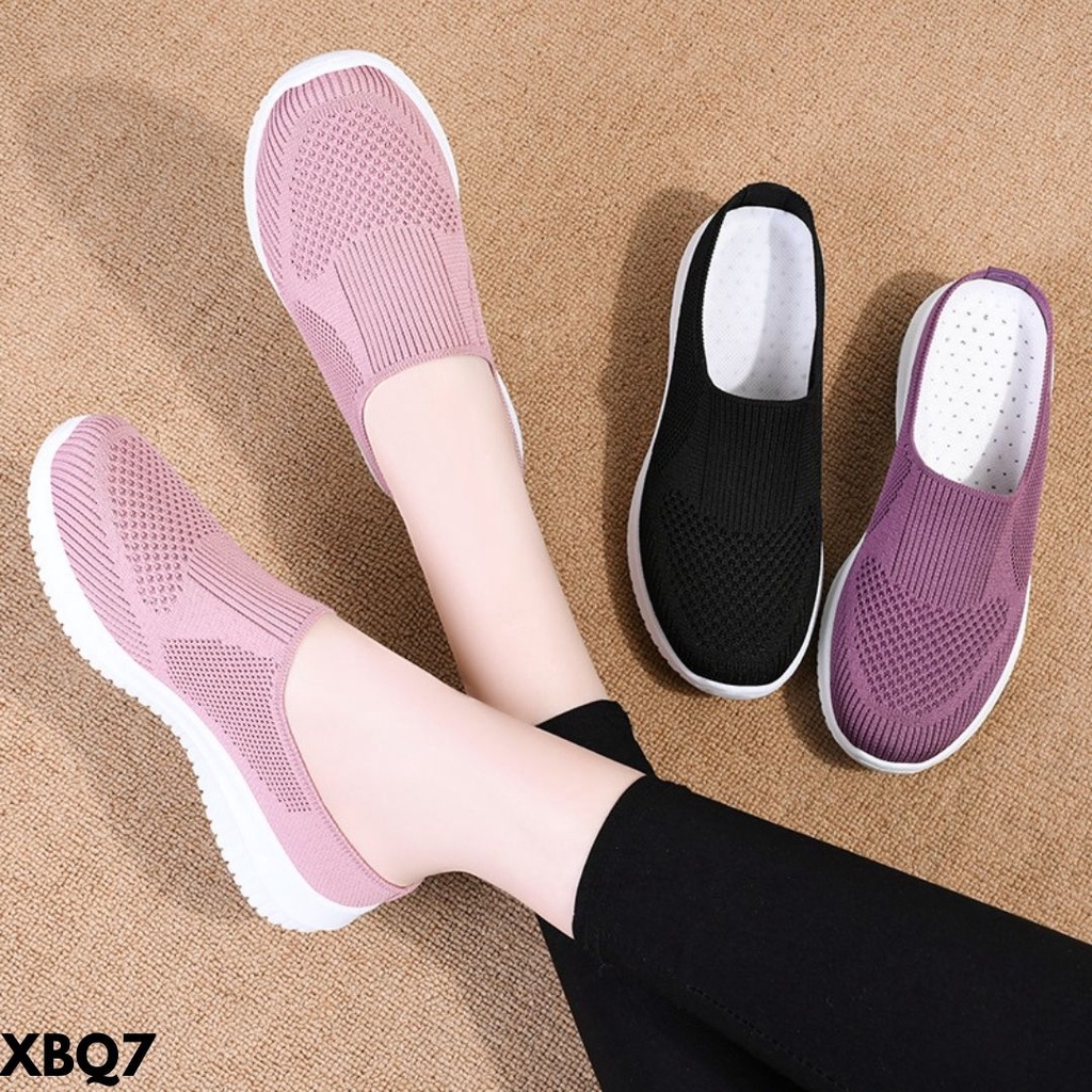 Gypsy - Jessy Sneakers Slip on Sepatu Wanita Selop Kanvas Import Sneaker Cewe Cewek Slop XBQ7