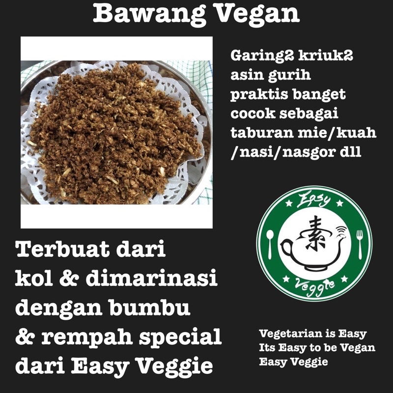 

Bawang goreng vegan