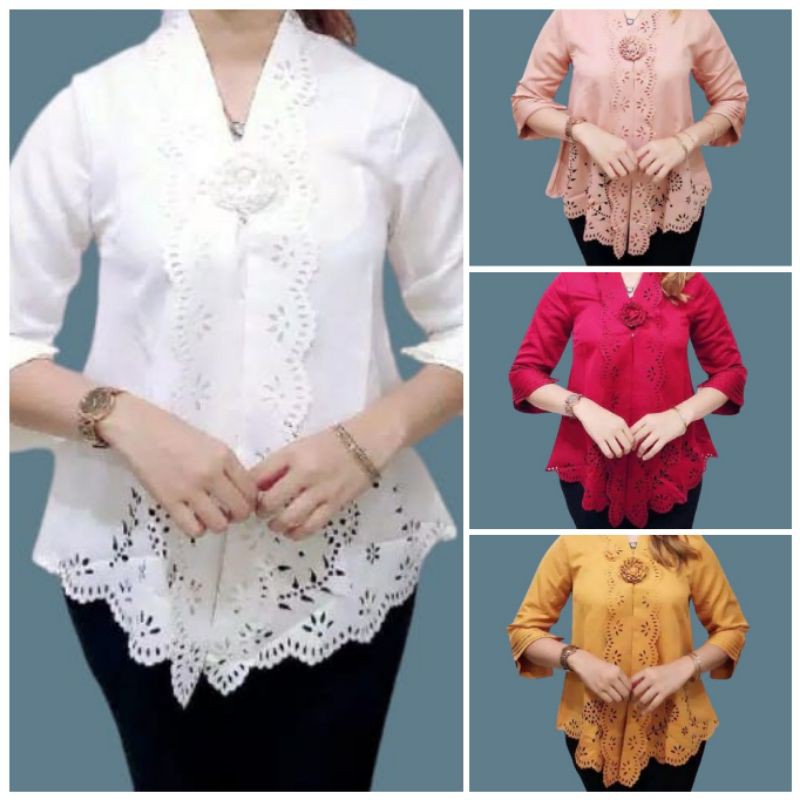 Kebaya Encim Modern Senada Abaya wanita-7