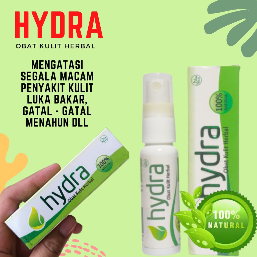 HYDRA OBAT KULIT GATAL EKSIM HERPES HERBAL SPRAY