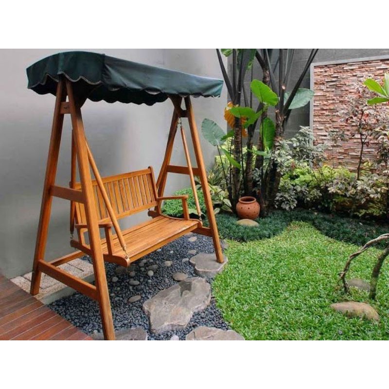 AYUNAN KAYU JATI- AYUNAN TAMAN - AYUNAN KAYU JATI TERBARU