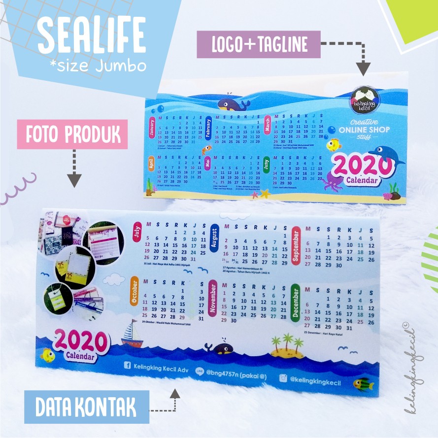 

MINIM ORDER 50 PC ~ KALENDER LIPAT JUMBO 2025 ~ TEMA LUCU