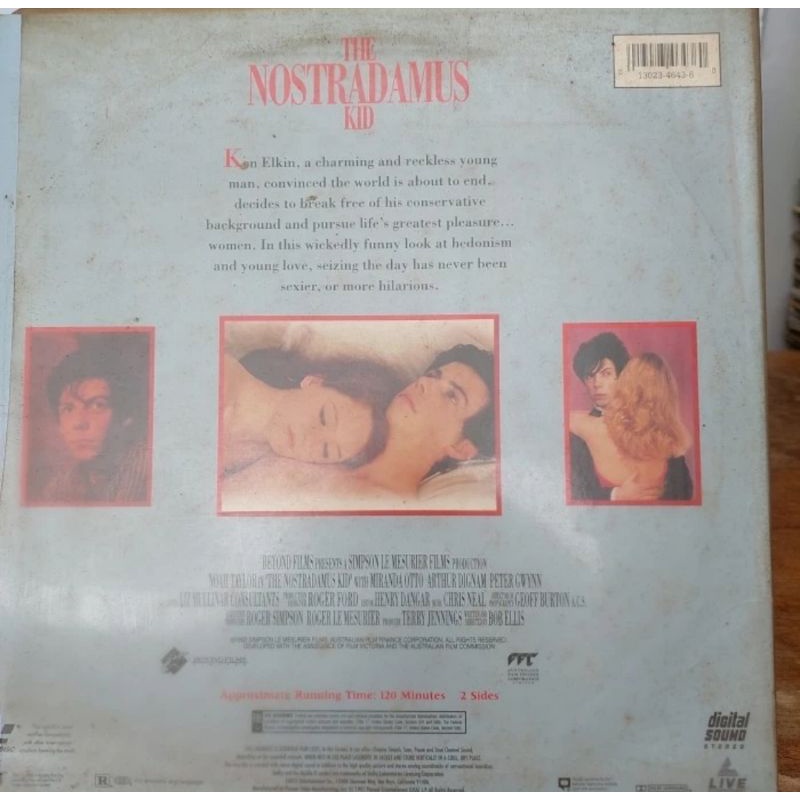 Kaset Laser disc The Nostradamus Kid