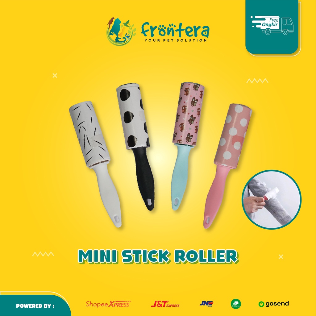 MINI STICK ROLLER PEMBERSIH BULU KUCING  Mini Pet Roller  Pet Hair Remover  Lint Roller  Magic Lint 