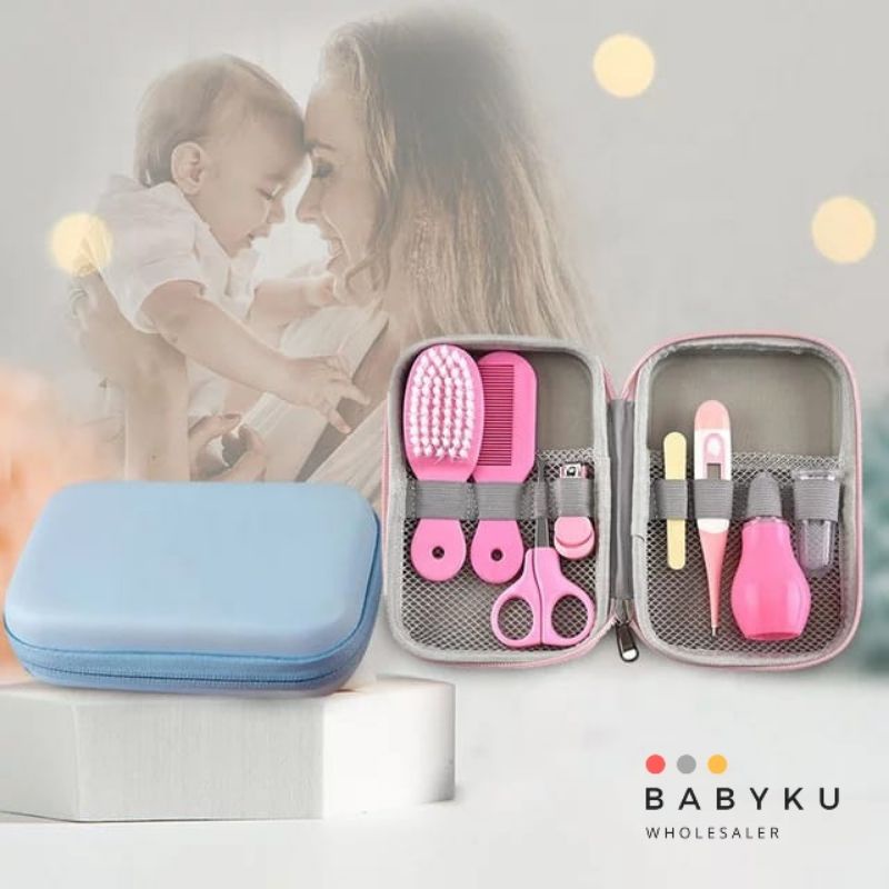 Gunting kuku sisir bayi / baby care kit 8in1 / baby manicure set