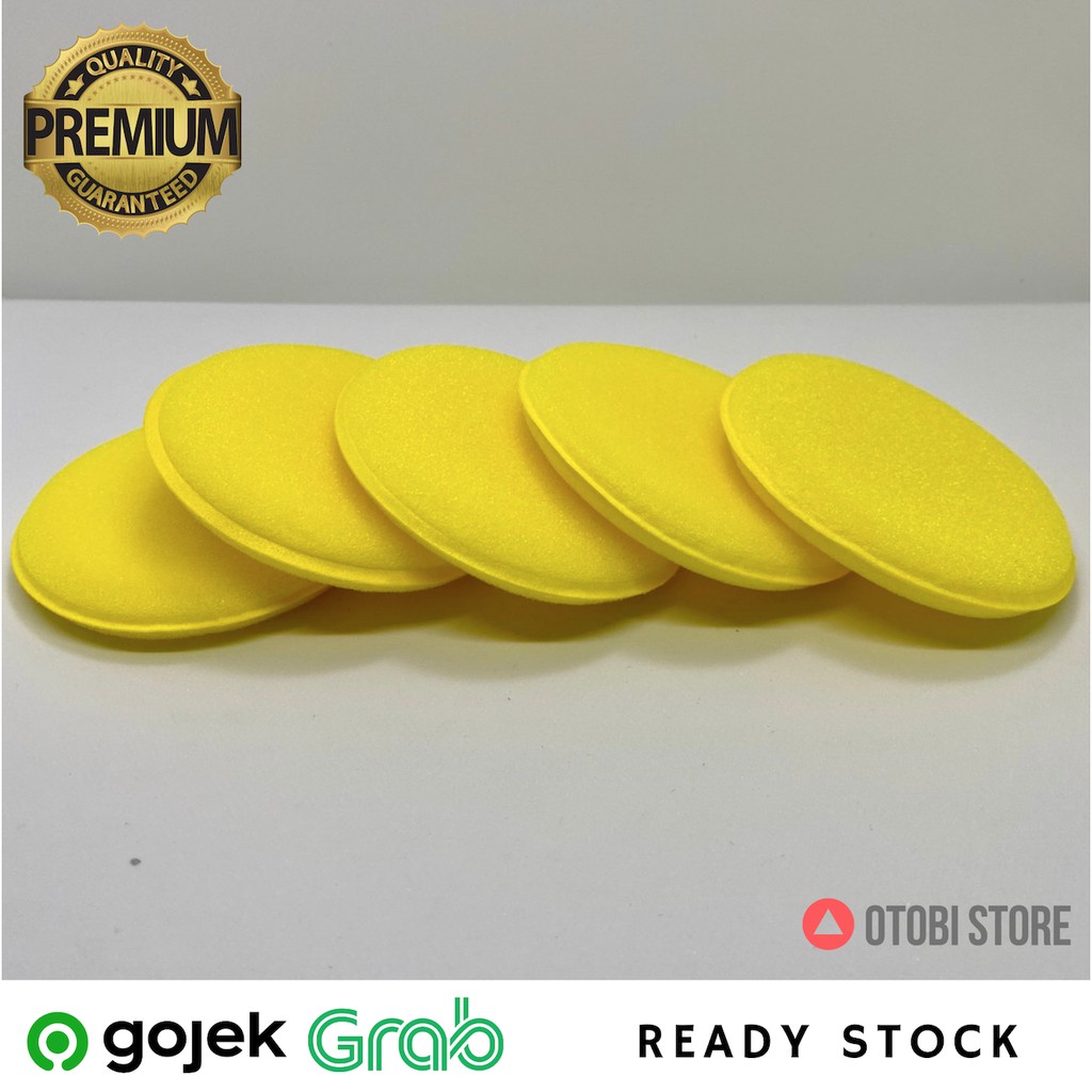 Applicator Pad Busa Aplikator Wax Poles Mobil Motor Model Rata Flat