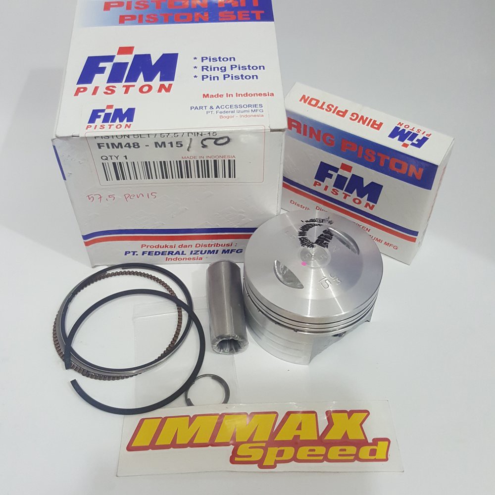 Piston Bore Up Dome Mio Pen 15 57mm 57.5mm 58mm 58.5mm 59mm pen15