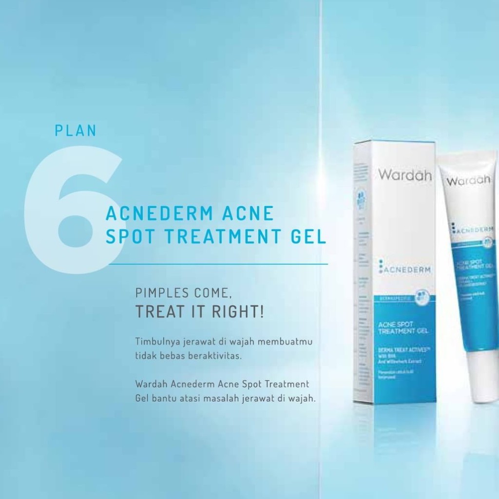 Wardah Acnederm Acne Spot Treatment Gel 15ml