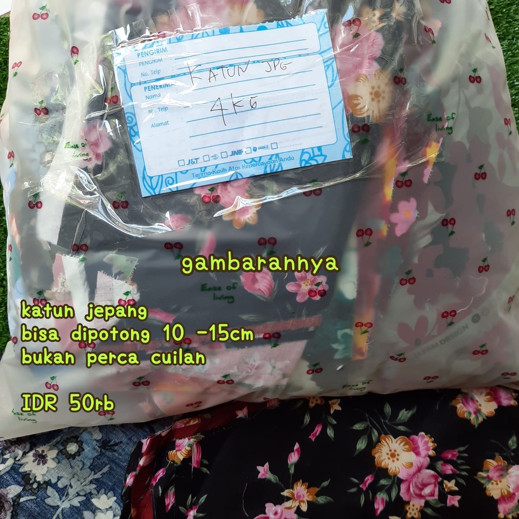 KAIN PERCA KILOAN KAIN POTONGAN KAIN KATUN JEPANG MURAH