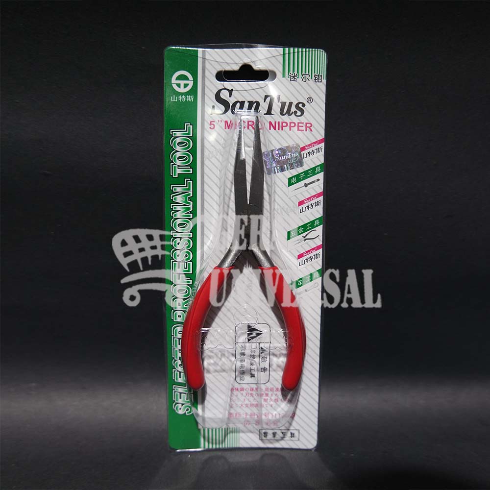 TANG JEPIT FLAT LANCIP 4 INCH SANTUS ST-402F