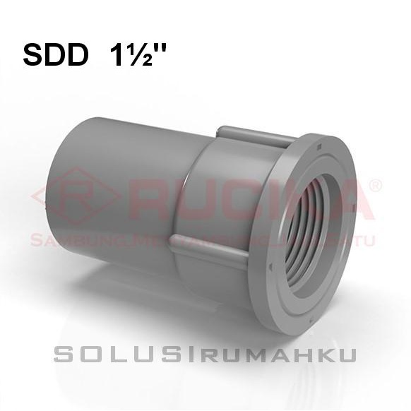 RUCIKA Soket Drat Dalam AW 1-1/2" / SDD 1.5 inch 1,5 SDD 1 1/2 / Female Thread Socket