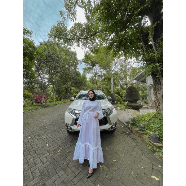 Dress Syamora premium / dress satin silk maxmara