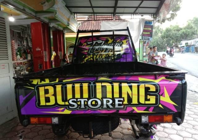 Stiker decal mobil pick up l300 mboyz full decal.