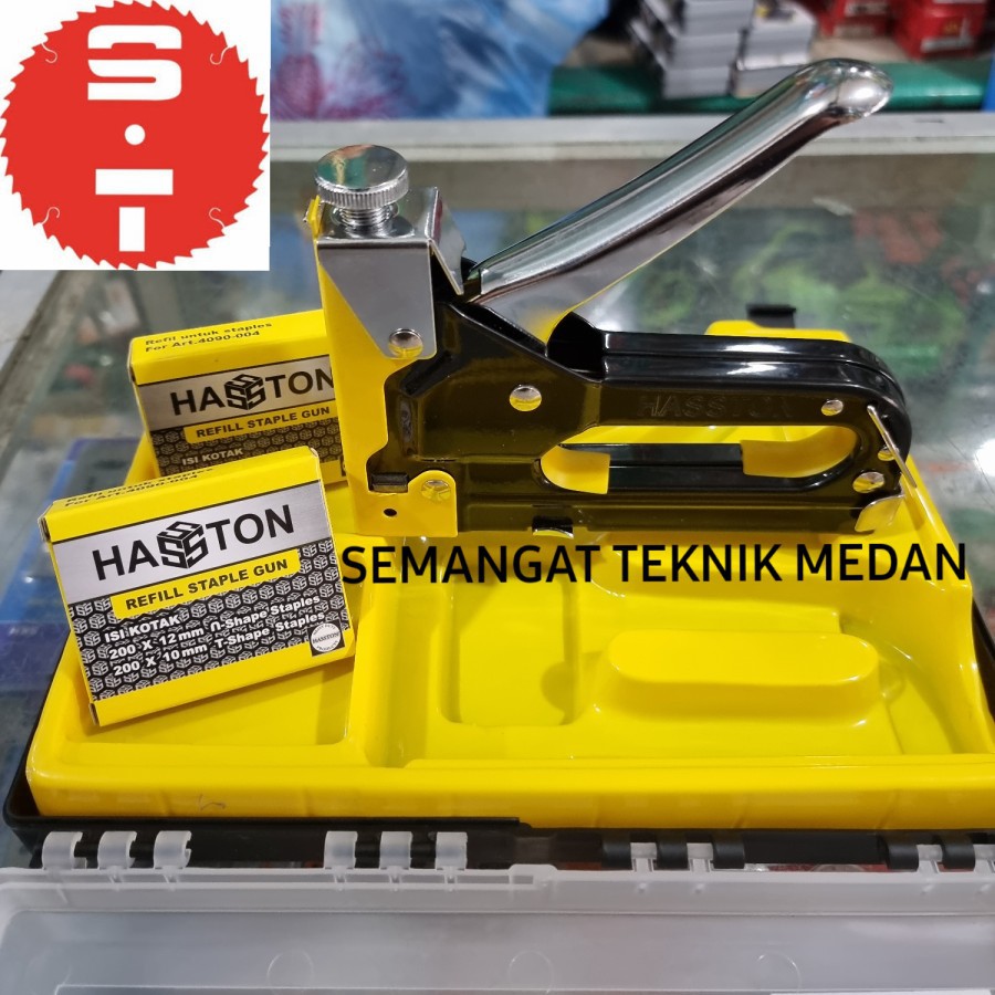 

PAKU STAPLES HEKTER GUN TACKER TEMBAK MANUAL GUN 3 in 1 PROHEX HASSTON