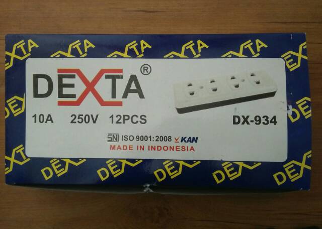 Stop Kontak Gepeng 4Lb DX-937 DEXTA (SNI - ISO9001)