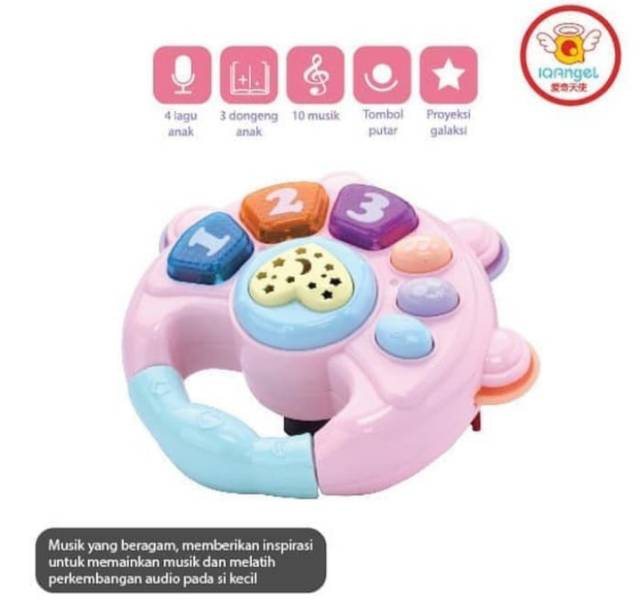 IQ ANGEL Tambourine Toys Mainan Musik Edukasi Baby Toys