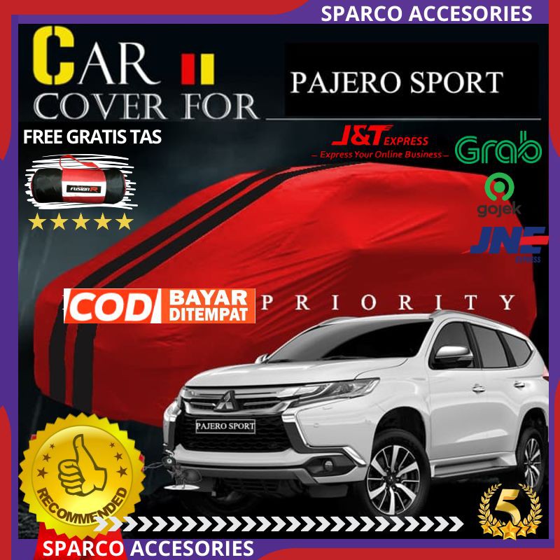 Cover Mobil Pajero Sport Dakar Sarung Selimut Mobil Pajero Sport Dakar Waterproof Body Cover Pajero
