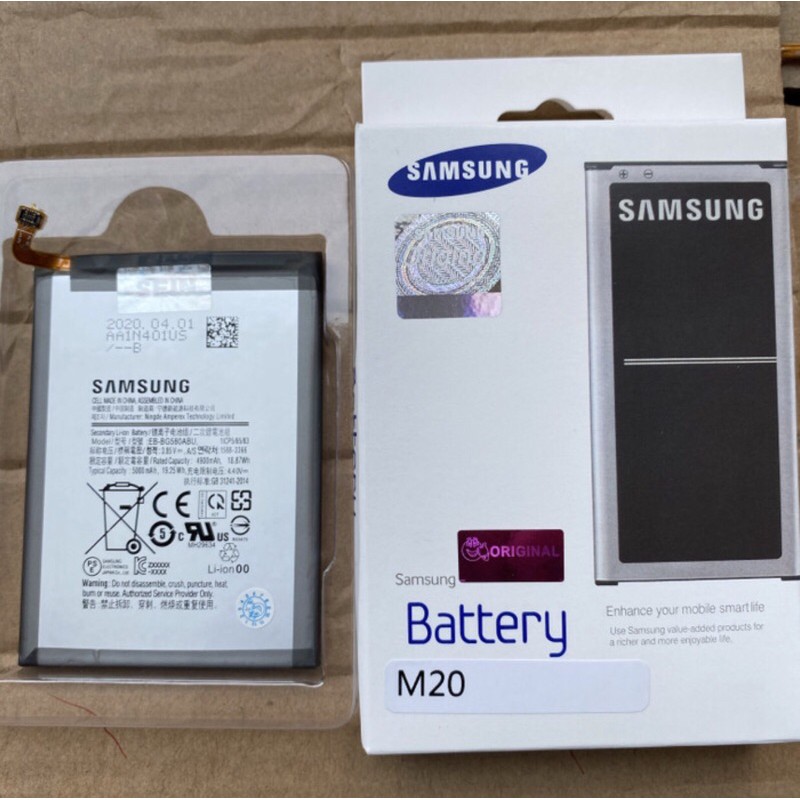 Baterai Original Samsung M20 Baterai / Batere /Battery