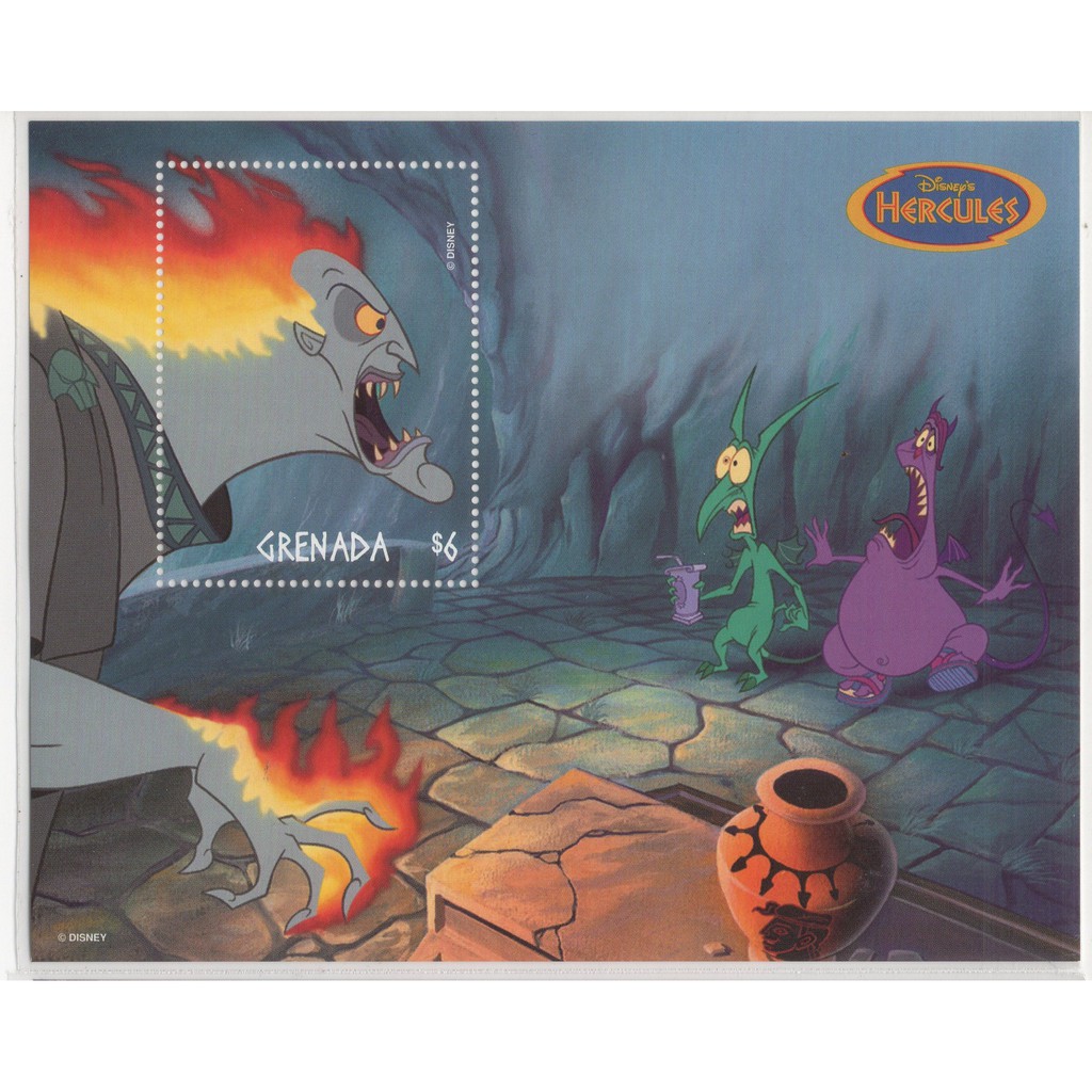 

Promo Prangko Disney Grenada Hercules Hades SS MNH