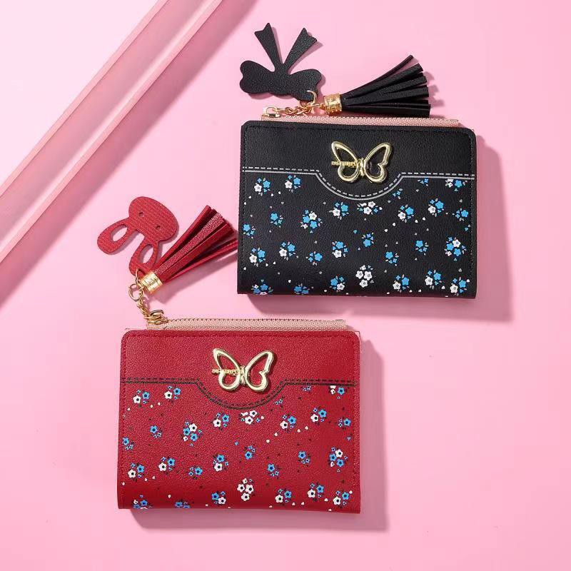 (COD) Dompet Lipat Wanita Import Murah Dompet Fashion MALLSHOPPING