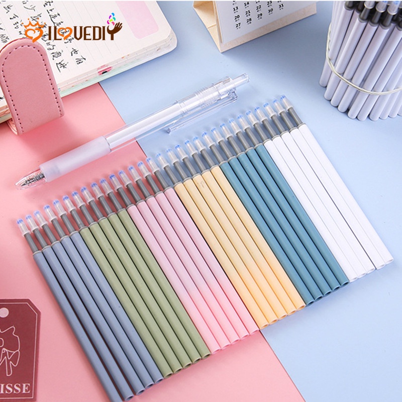 1pc Refill Tinta Gel Refill 0.5MM Seri Morandi Untuk Stationery Sekolah / Kantor