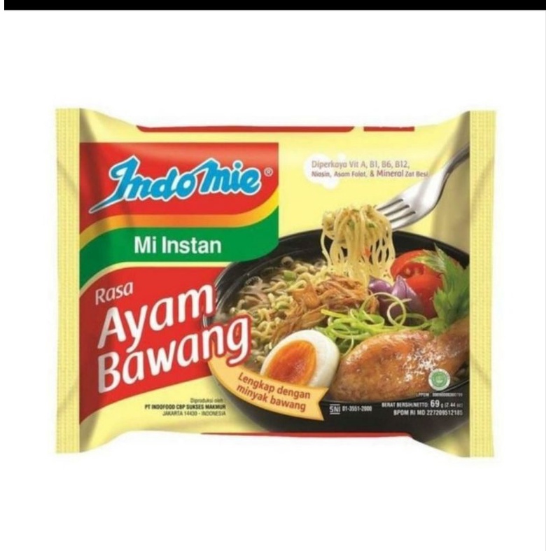 

indomie ayam bawang 5 pcs x 70gram