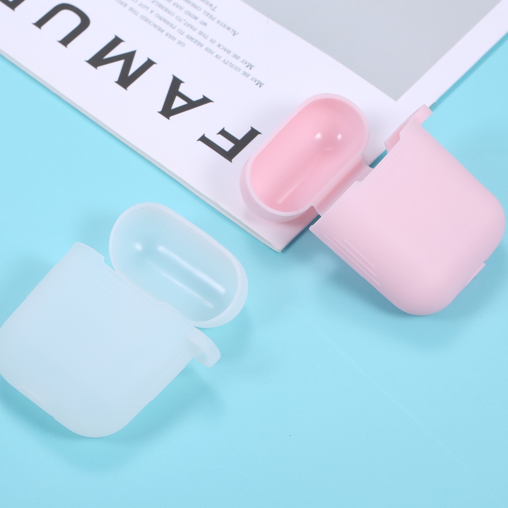 Soft Case Airpods Apple Earphone Bluetooth Wireless Bahan Silikon Dengan Carabiner