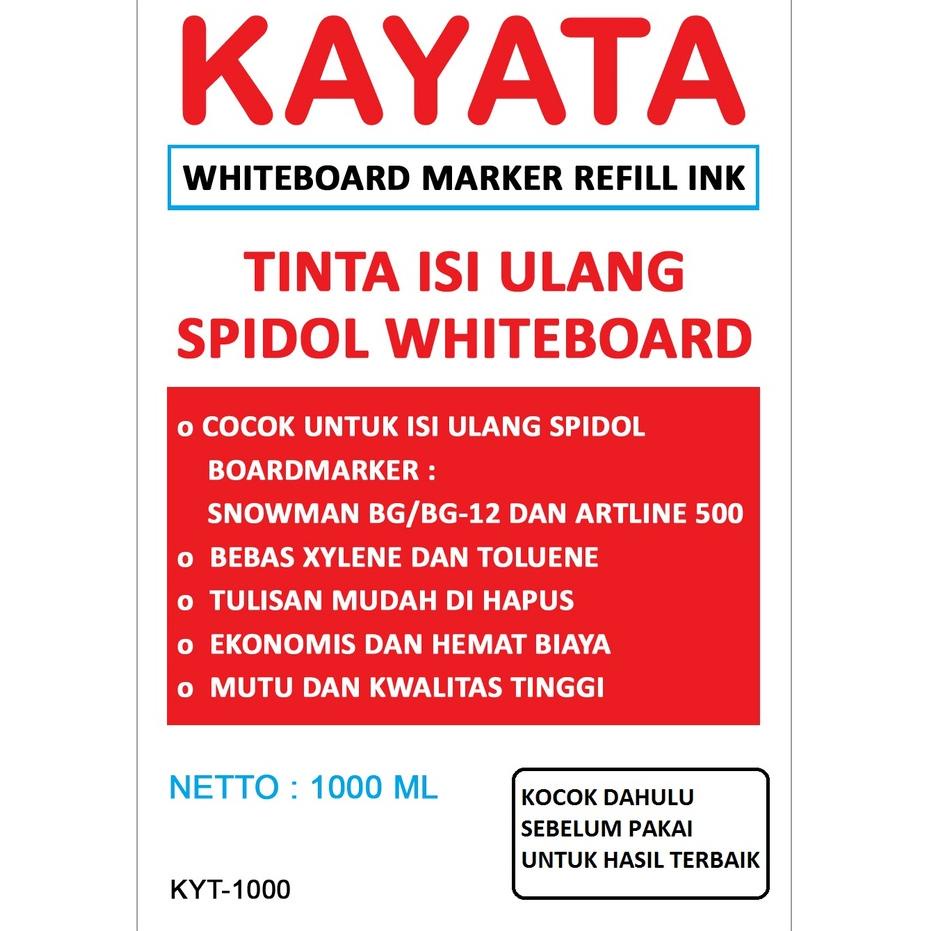 

RKK Tinta spidol whiteboard refill Kayata murah dan berkualitas 1000 ML Tinta isi ulang spidol✯ (Stock Banyak)Kirim sekarang ➥