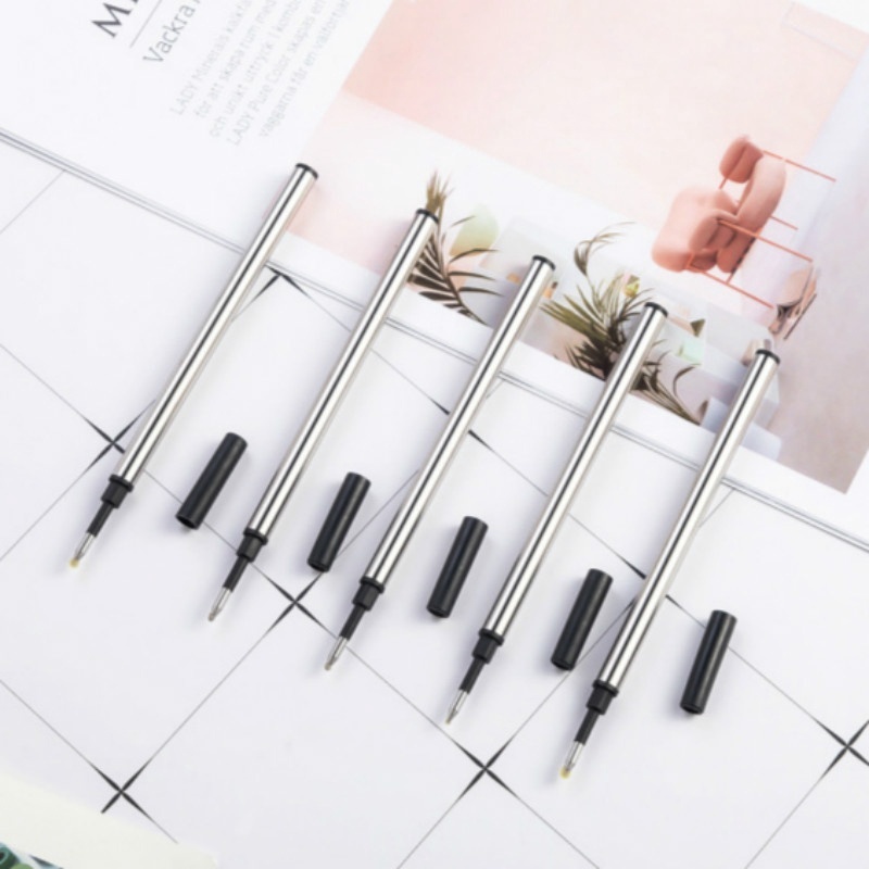 5 Pcs Smooth Writing Durable 0.5mm Gel Pen Refill Office School Stationery Writing Supplies
