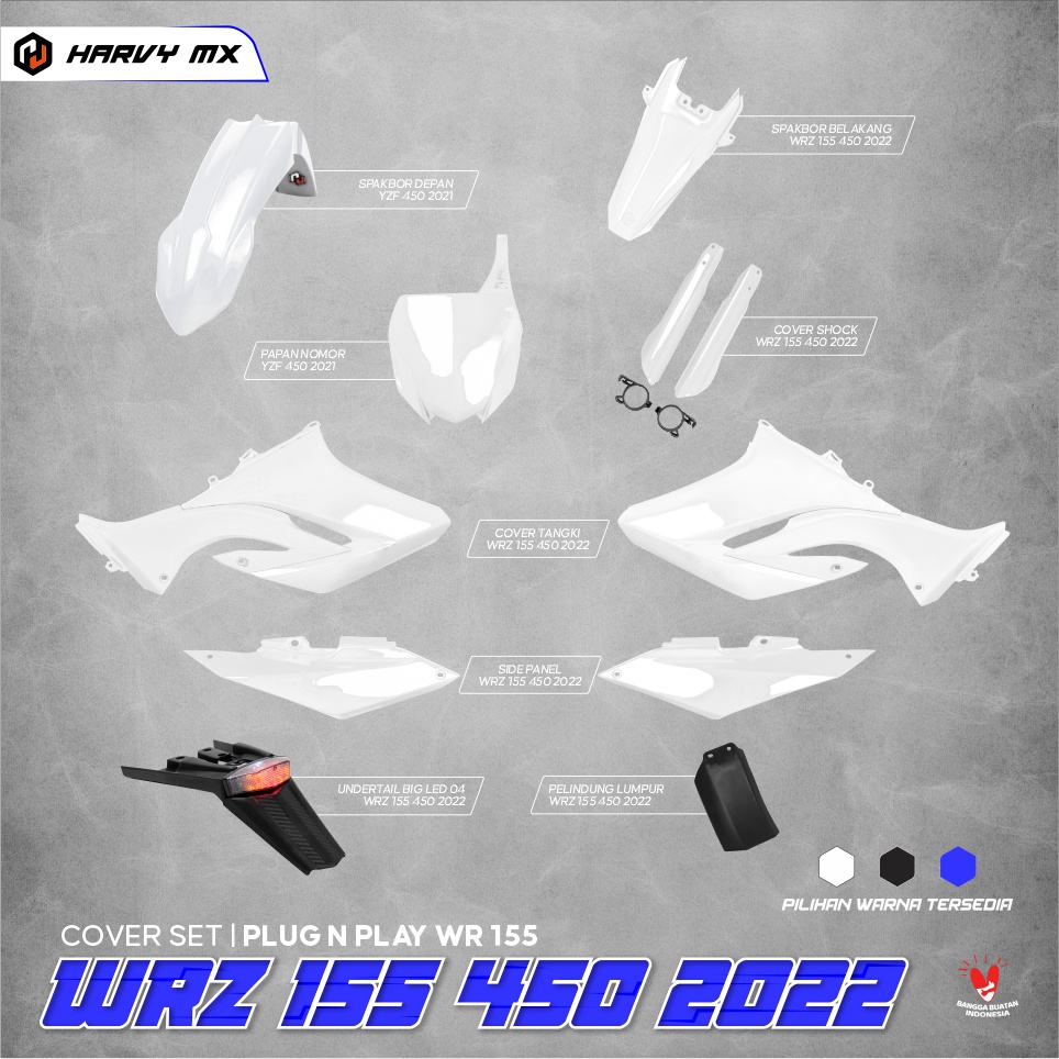 COVER BODY SET Coverset Trail WRZ 155 450 2022 HARVY MX PNP WR 155