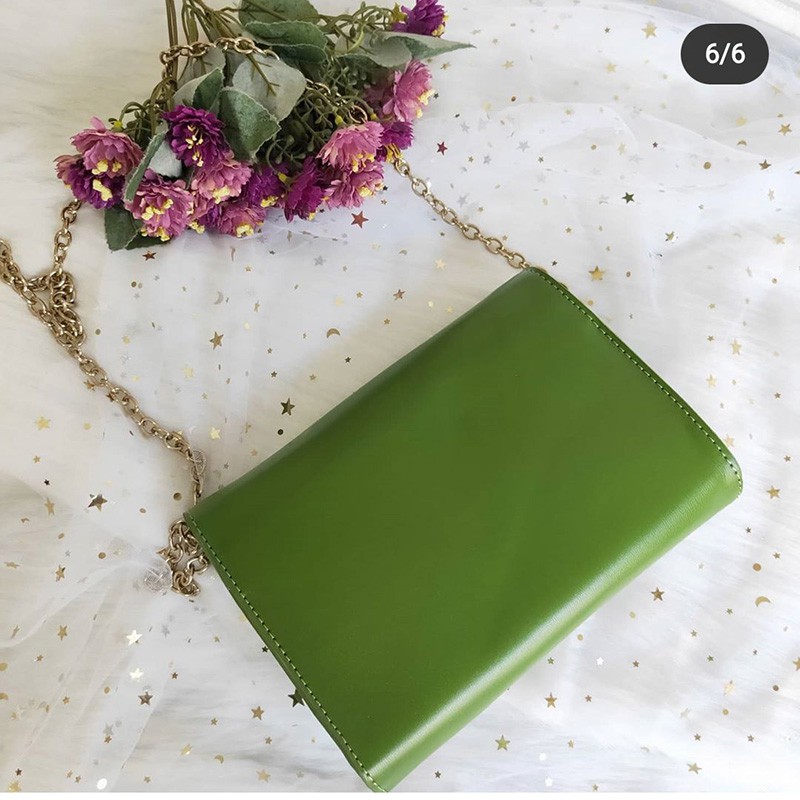 tas import wanita selempang sling bag cewek kulit pu tali rantai murah