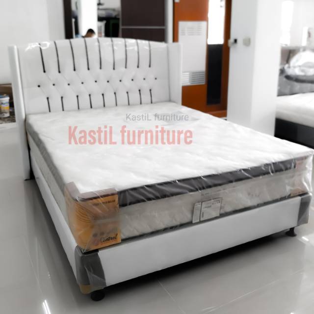 Springbed Central Deluxe Pocket Spring Dipan Sandaran Wing Shopee Indonesia