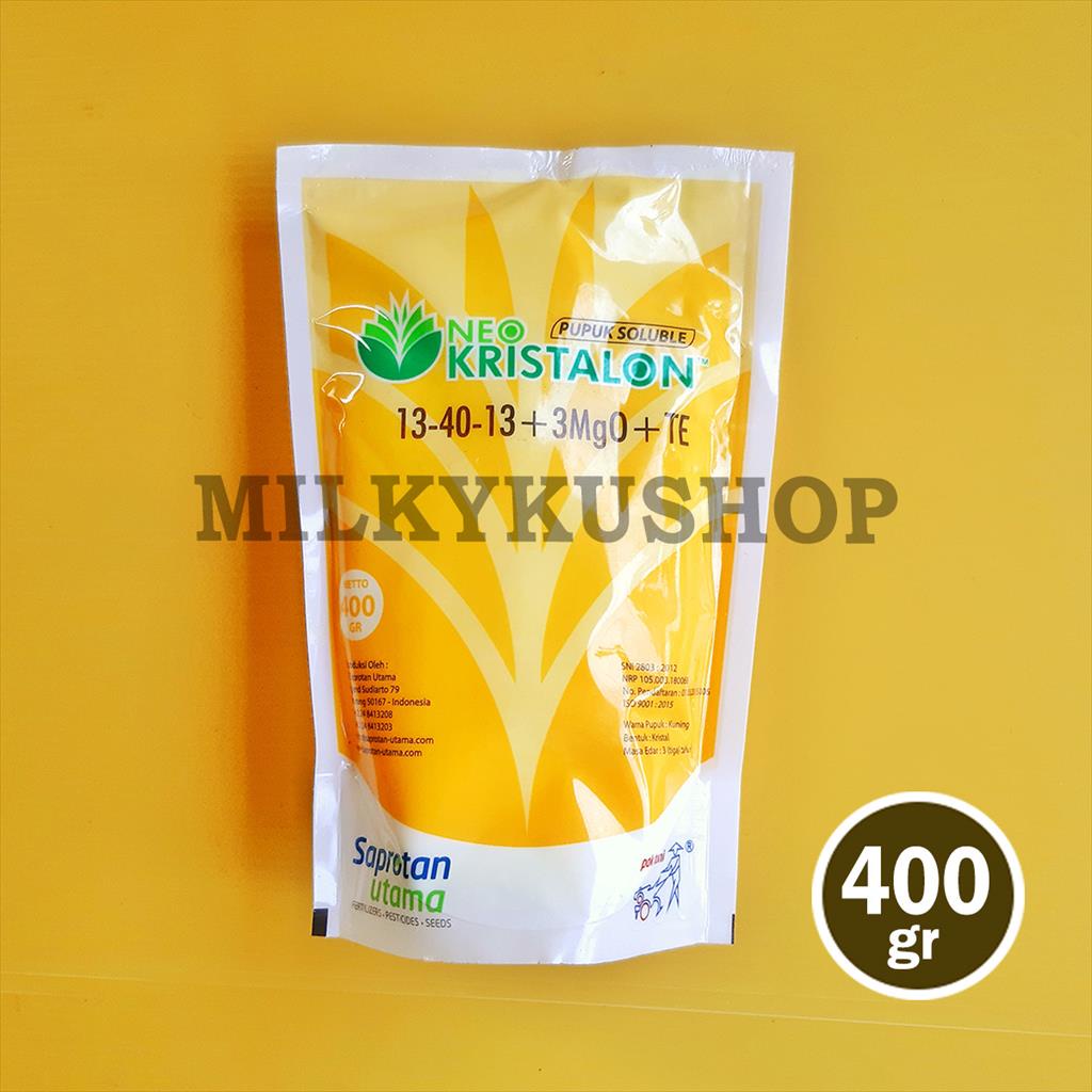 PUPUK NEO KRISTALON KUNING 400 GRAM KEMASAN PABRIK PAK TANI