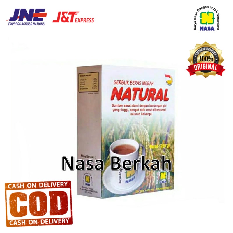 

Promo Serbuk Beras Merah Natural Besar 500 gr Nasa Berkah Store