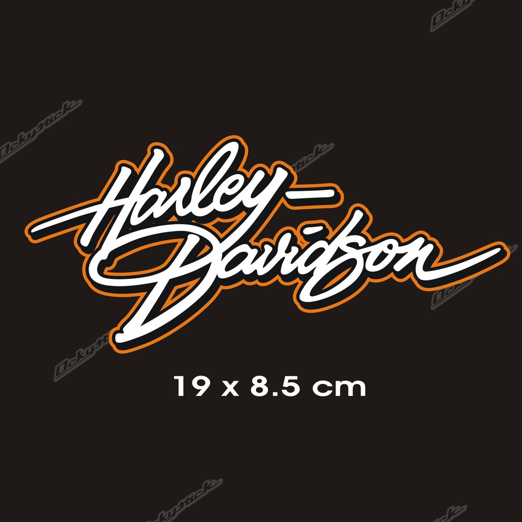 Cutting Sticker Harley Davidson Latin 1 Stiker Harley Davidson Shopee Indonesia