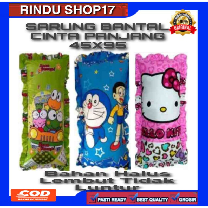 (RS)Sarung bantal cinta jumbo karakter