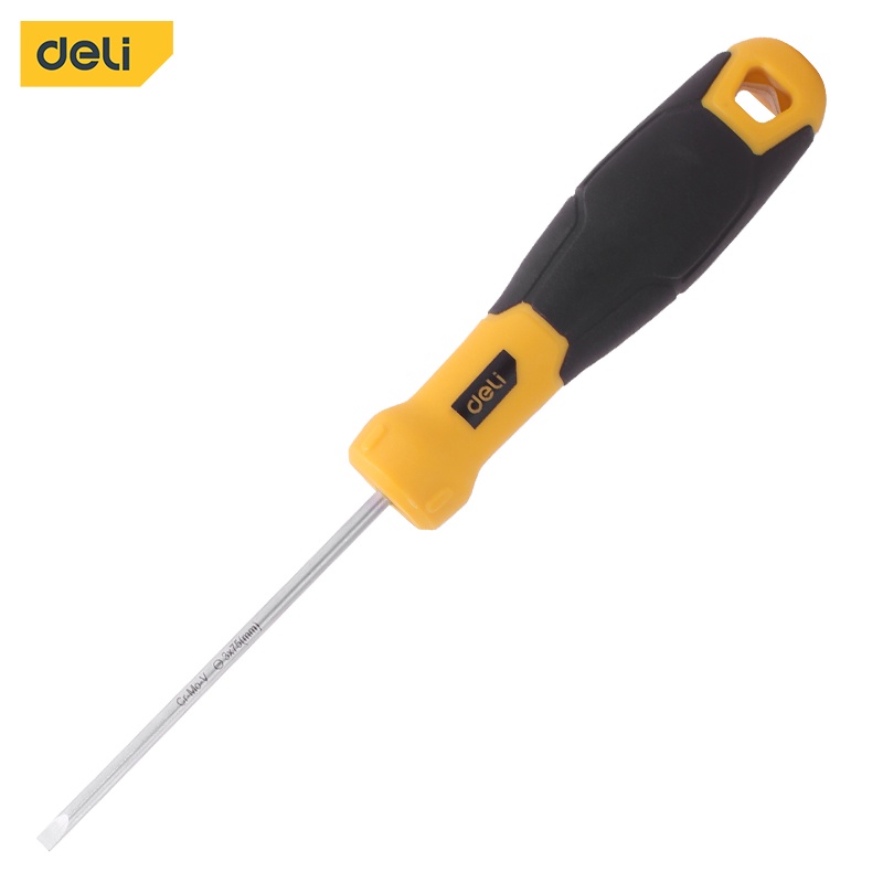Deli Philips Slotted Screwdriver  /Obeng Plus Minus Magnet PH0 3mm x75mm Perkakas EDL633075X-2