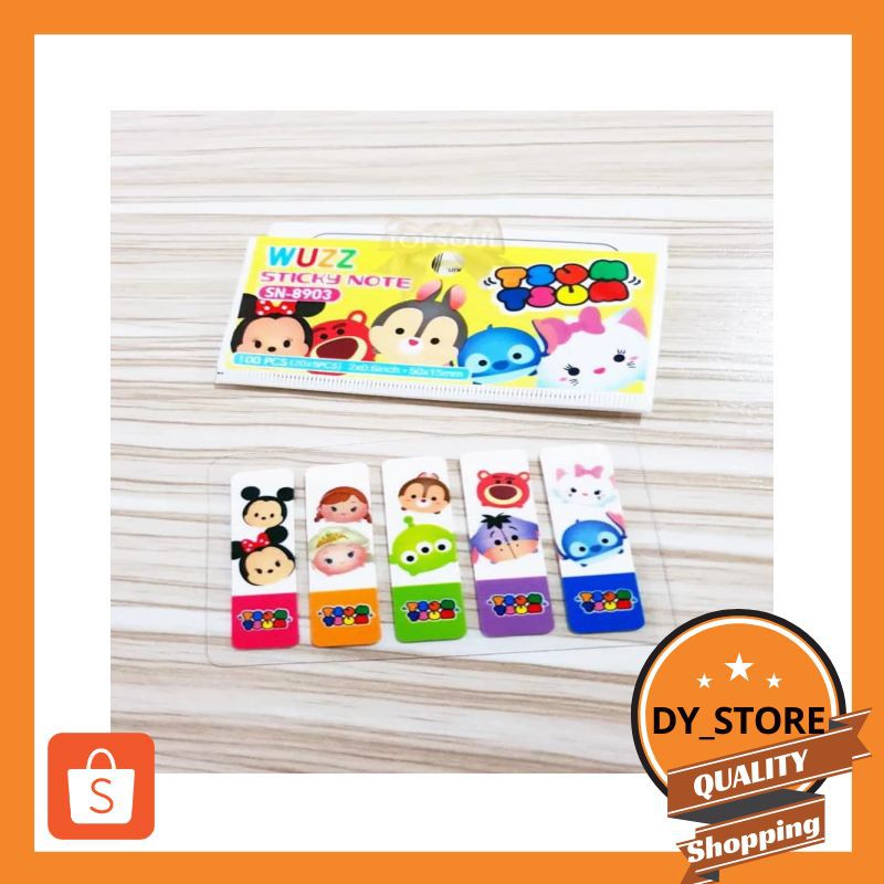 

Promo Post It Plastik TSUM TSUM - Pembatas Buku Karakter Disney Sticky Notes Keren