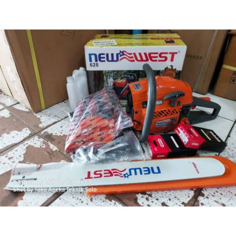 Mesin Chain Saw NEW WEST 628 BAR 22INCHI