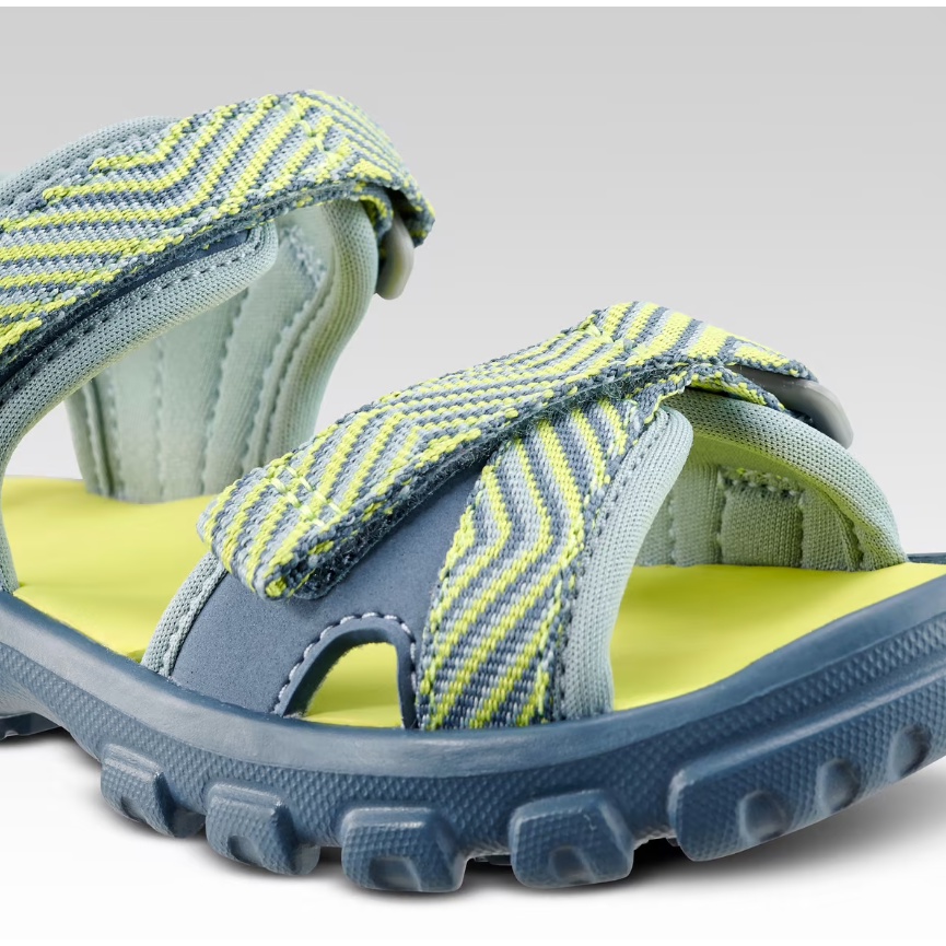 QUECHUA MH100 MID Sandal Anak Laki-Laki Hiking Dengan Rip-Tab