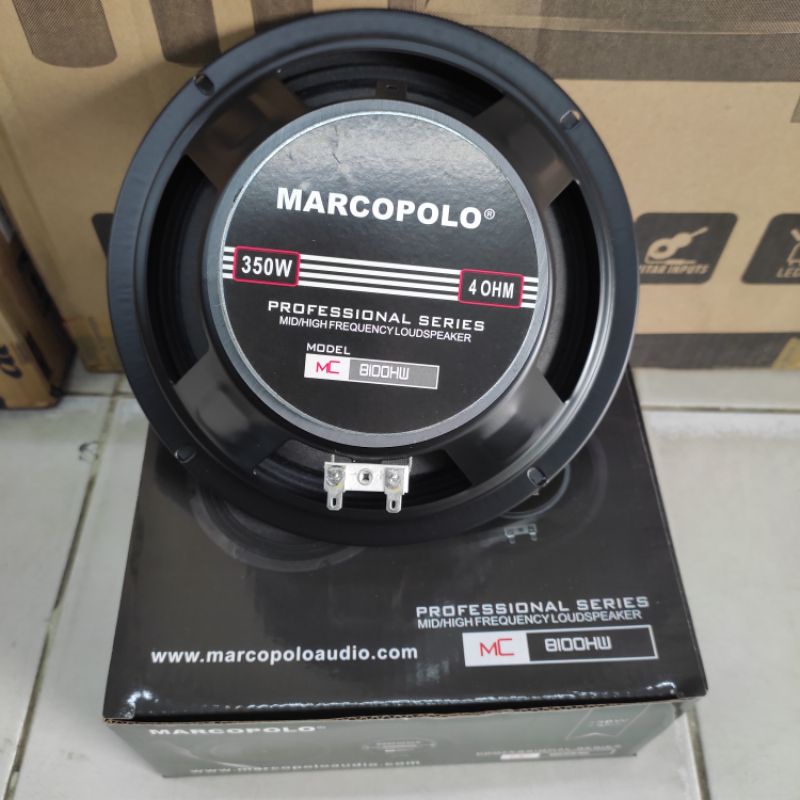 Speaker Marcopolo MC-8100HW Full Range 350W 4ohm  8 Inch