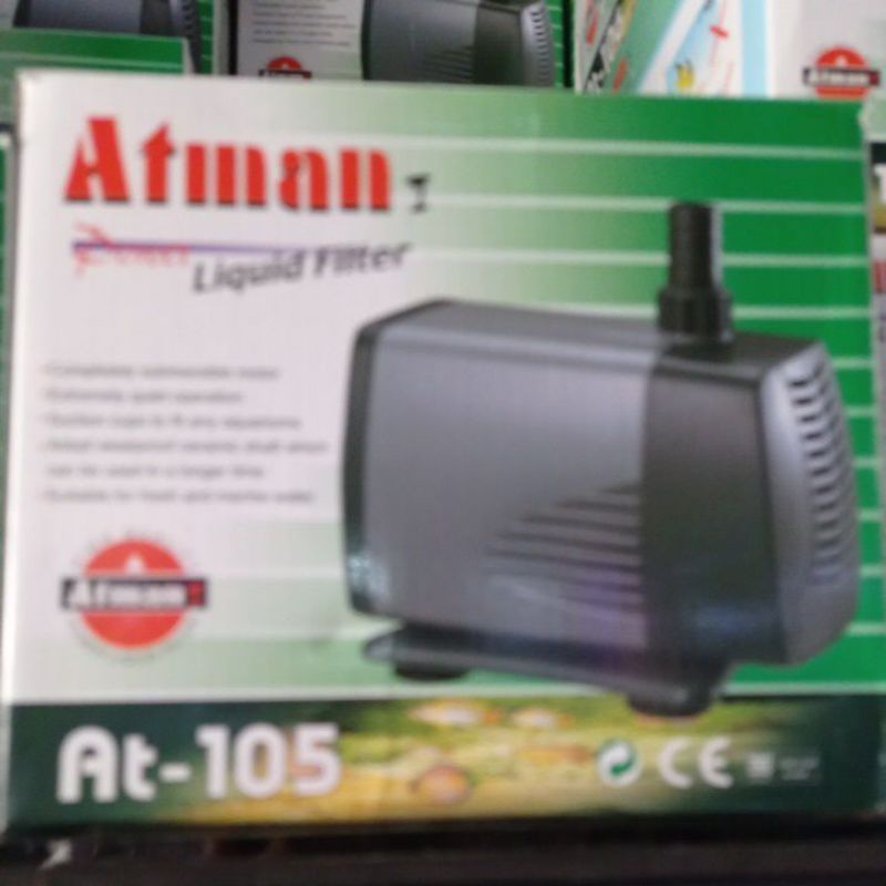 POMPA AIR CELUP / WATER PUMP AQUARIUM ATMAN AT-105 AT 105 MESIN FILTER KOLAM